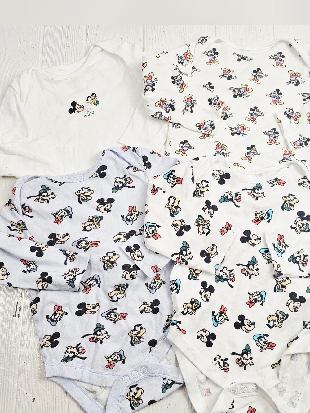 Disney Mickey Mouse Long Sleeve Bodysuits